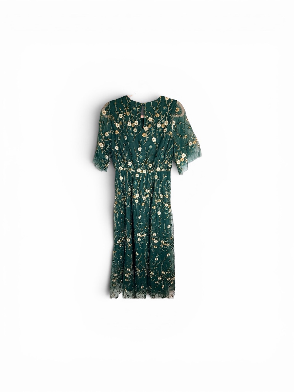 Baltic Born Emerald Green Floral Embroidered Maxi Dress - Picture 4 of 4